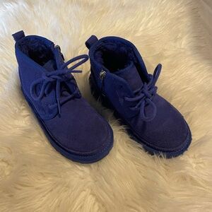 UGG Blue Suede Boots Casual Comfort